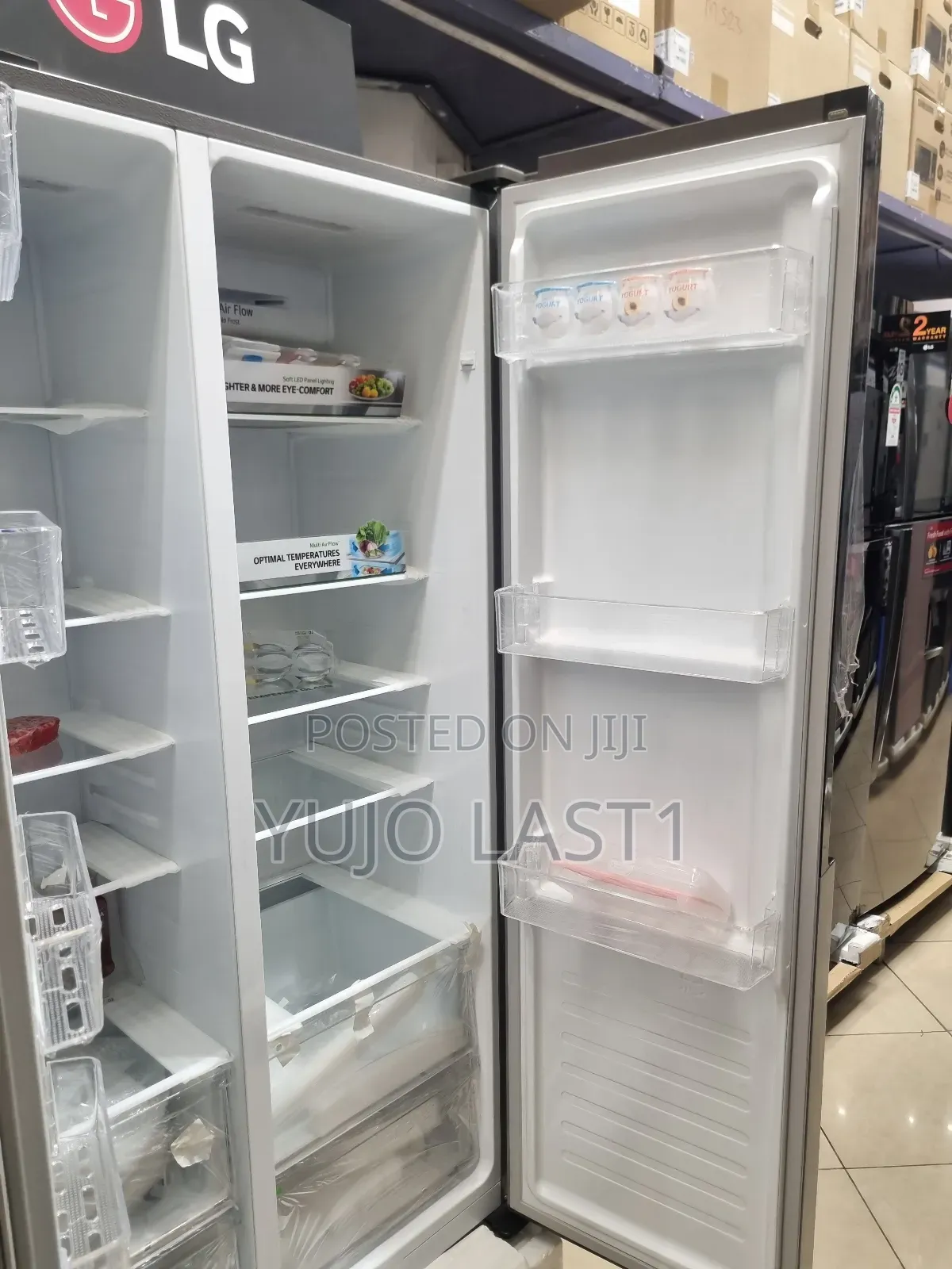 Lg Gc-Fb507pqam Side by Side Refrigerator, 519 L –