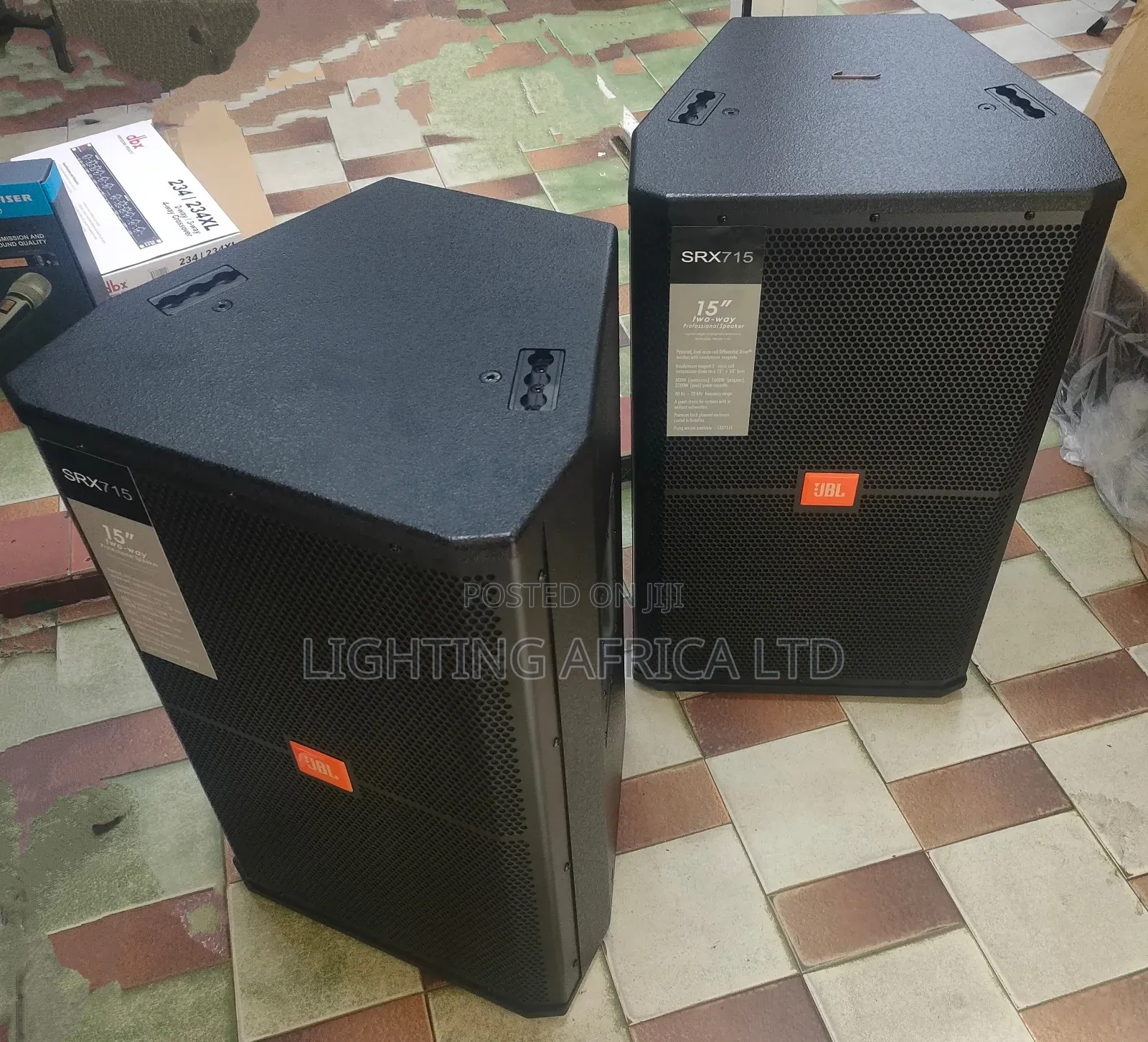 2 Pairs JBL Mid Range 15" Speaker Suitable for Indoor and Outdoor