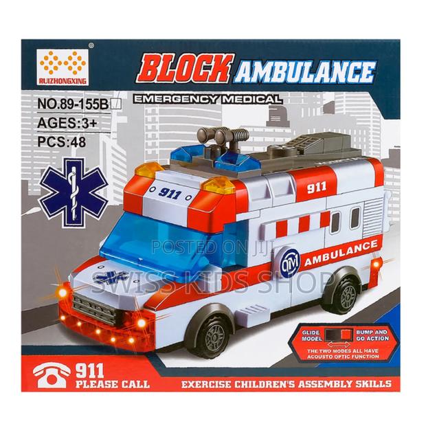 Block Ambulance / Building Blocks/ Legos - thumbnail 4