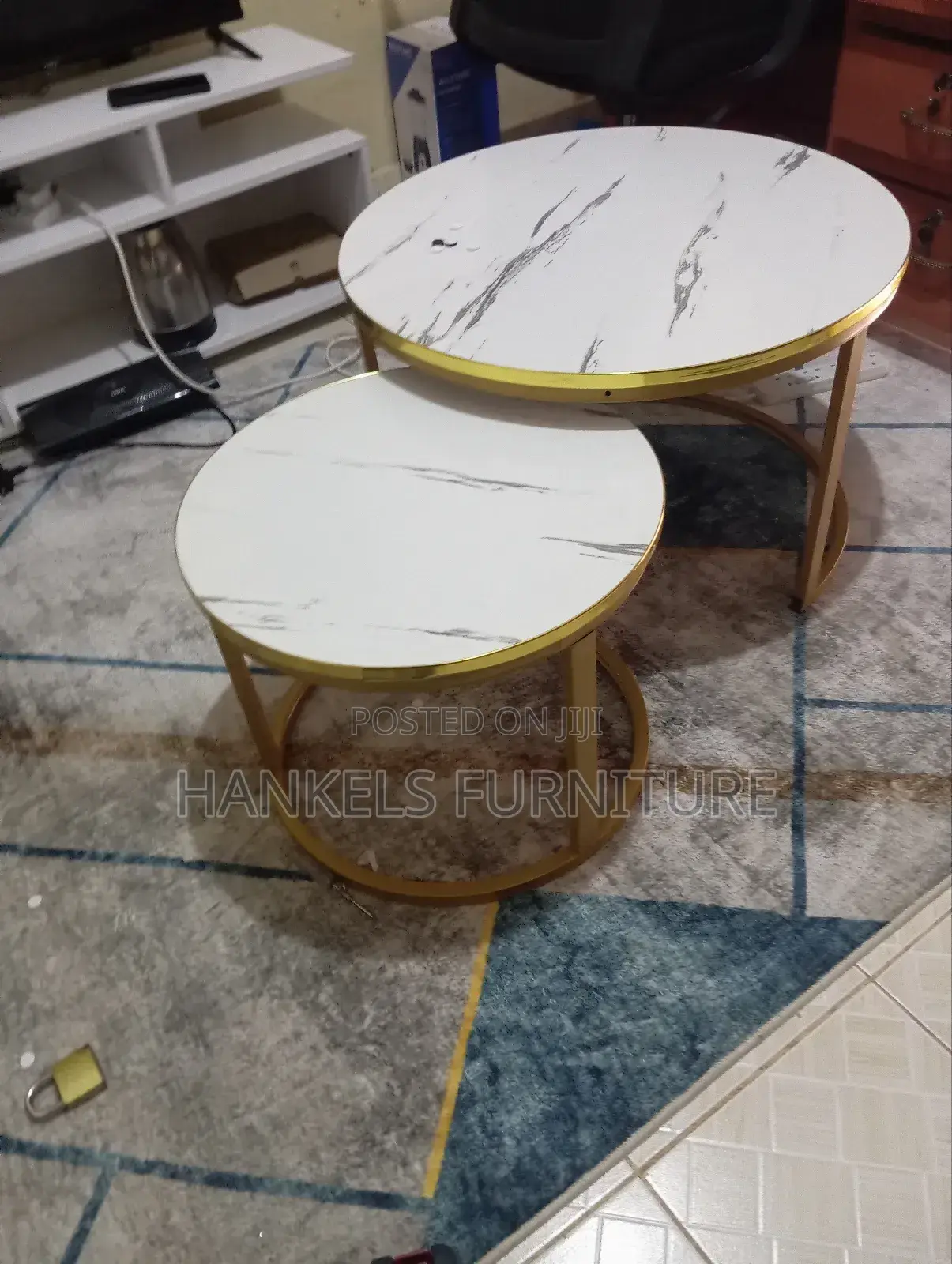 White Nesting Coffee Table
