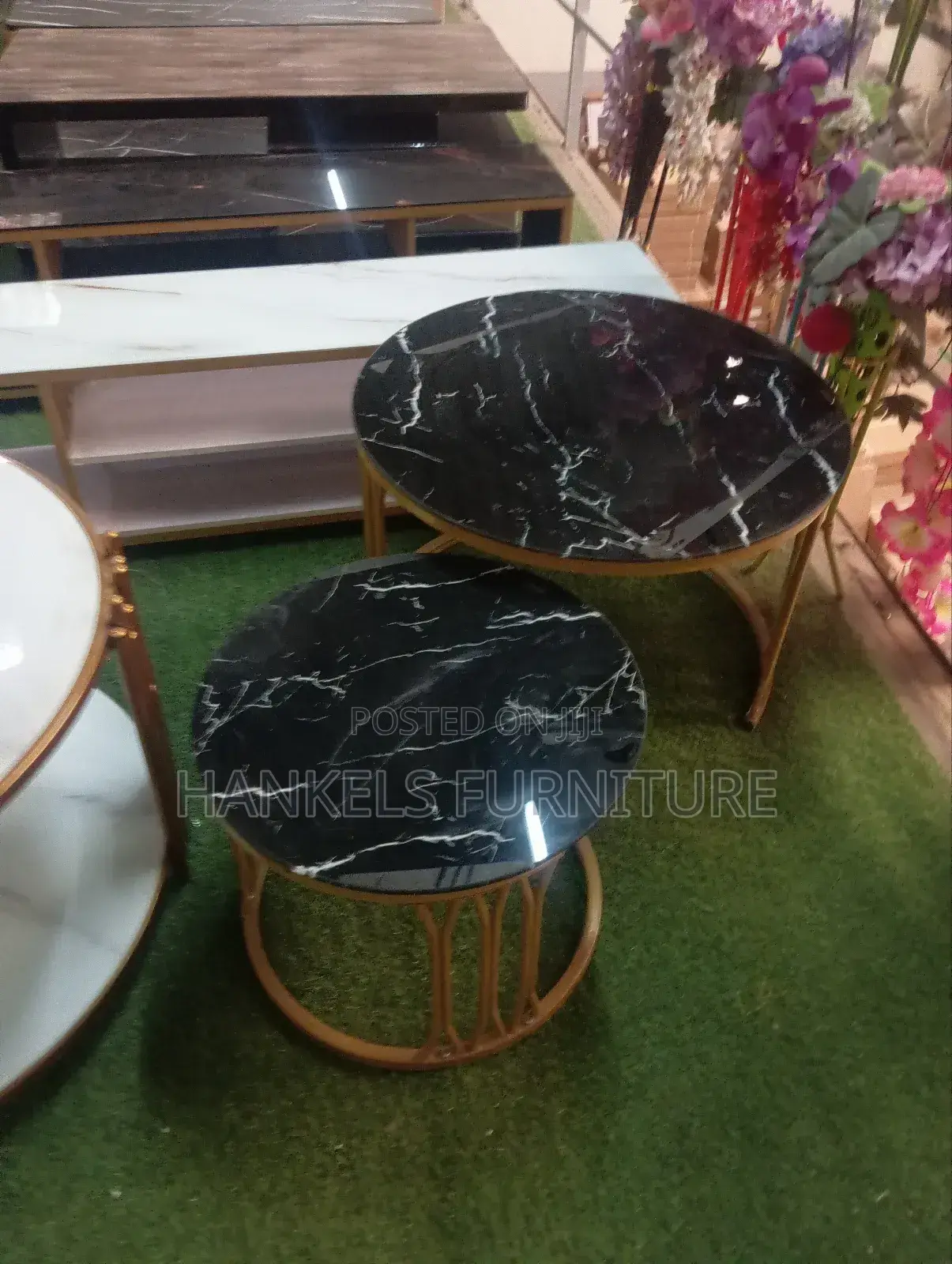 Glass Top Nesting Tables