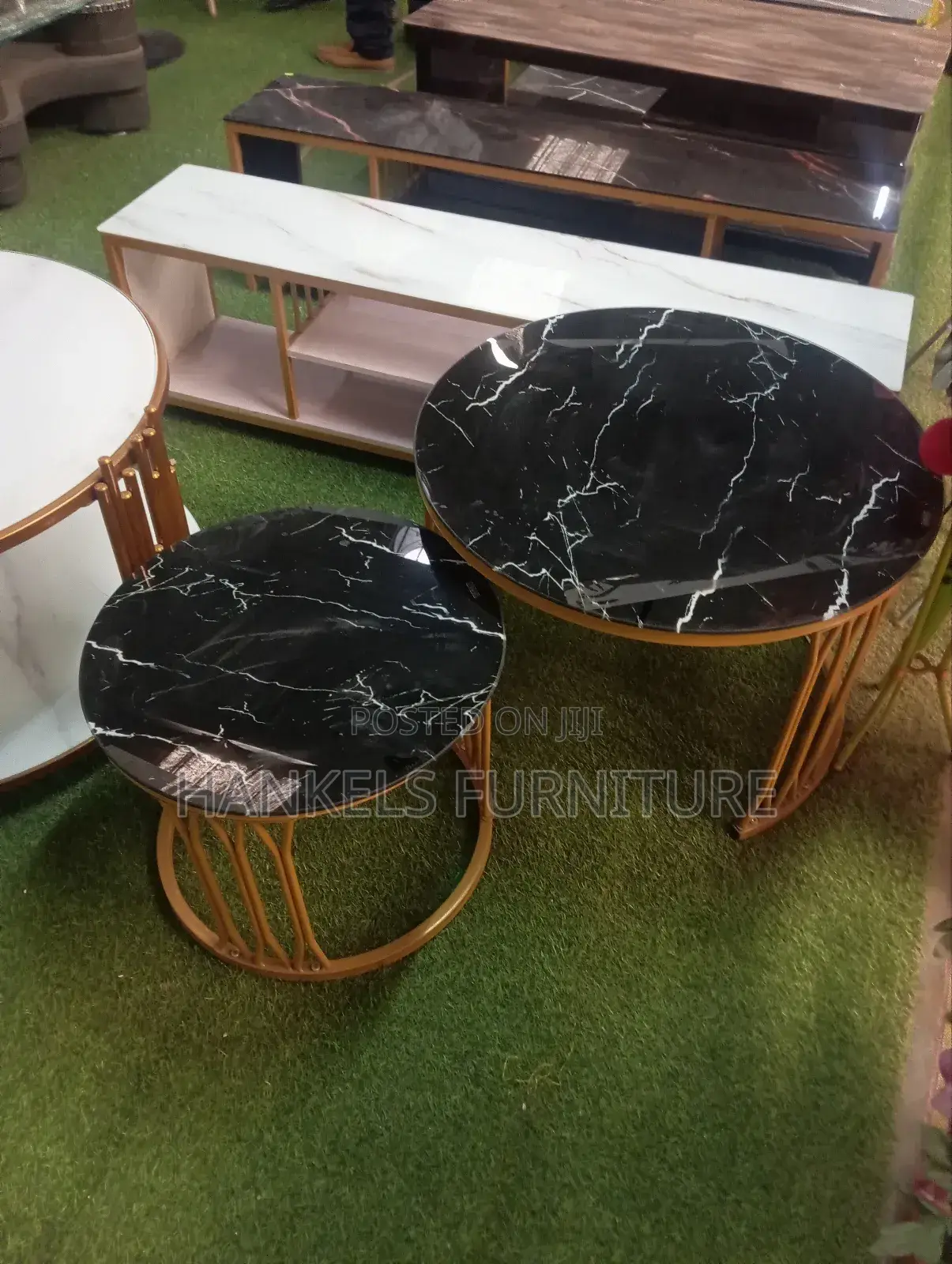 Glass Top Nesting Tables