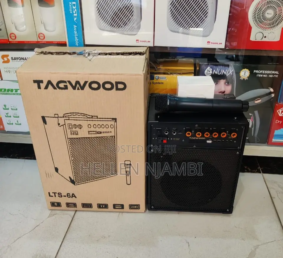 Tagwood 6" Speaker - Rechargeable, Portable