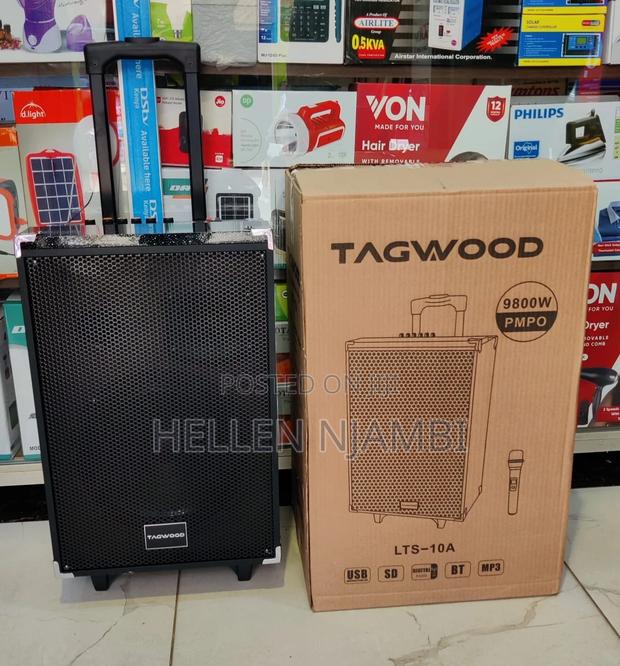Tagwood 10inch Portable Trolley Speaker