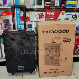 Tagwood Portable Trolley Speaker 10inches