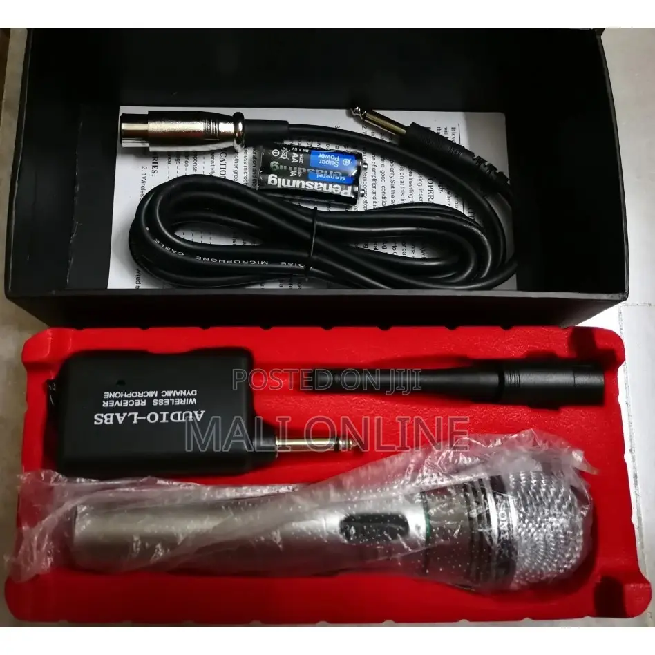 Sony Wm-718 Dual Mode Dynamic Microphone Wired&Wireless Mic
