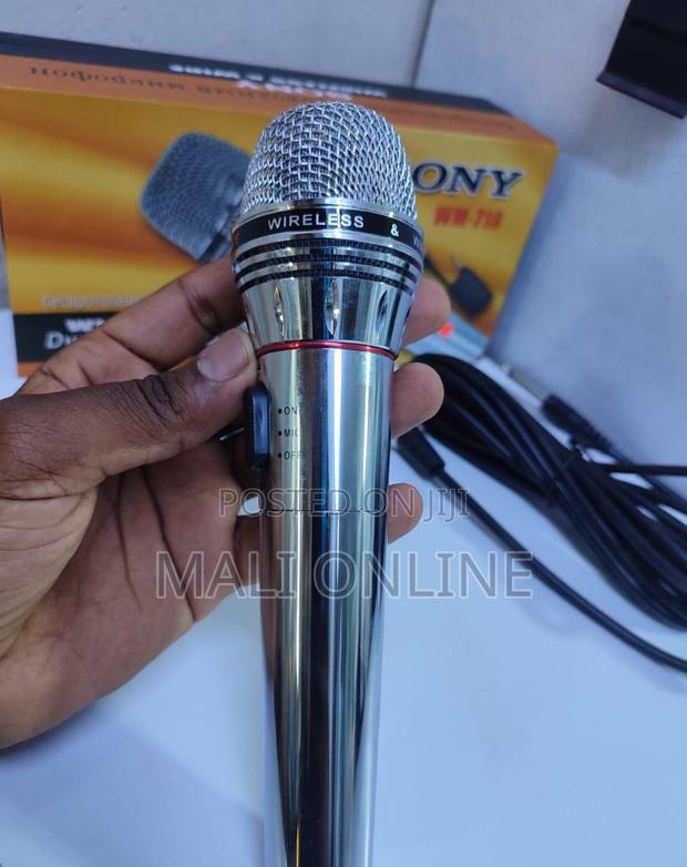 Sony Wm-718 Dual Mode Dynamic Microphone Wired&Wireless Mic - thumbnail 4