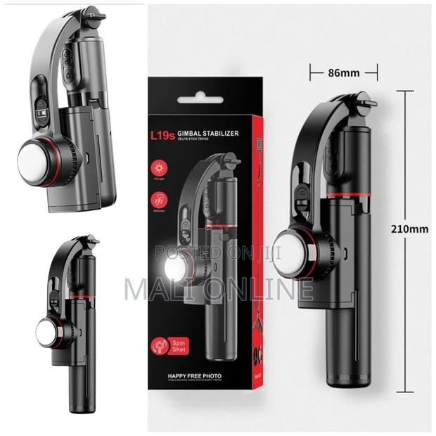 L19s Auto-balance Gimbal Stabilizer With Tripod & Fill Light