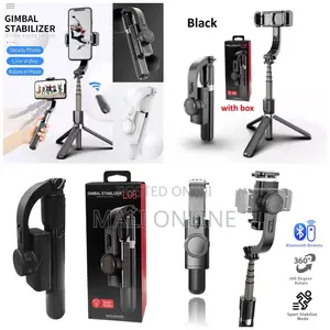 3-in-1 Gimbal Stabilizer Selfie Stick Tripod L08 Foldable