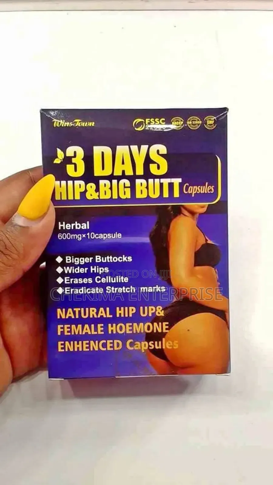 10 Pills 3 Days Hip Curves Up Capsules