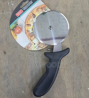 Pizza Cutter Stainless Steel/Wooden Handle