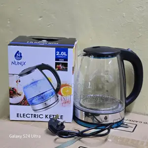 Nunix Electric Kettle 2.0ltrs -Glass Jug