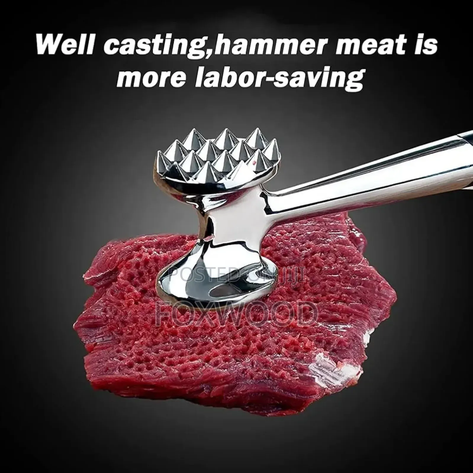 Meat Tenderizer Hammer Double-Sided Mallet Tool