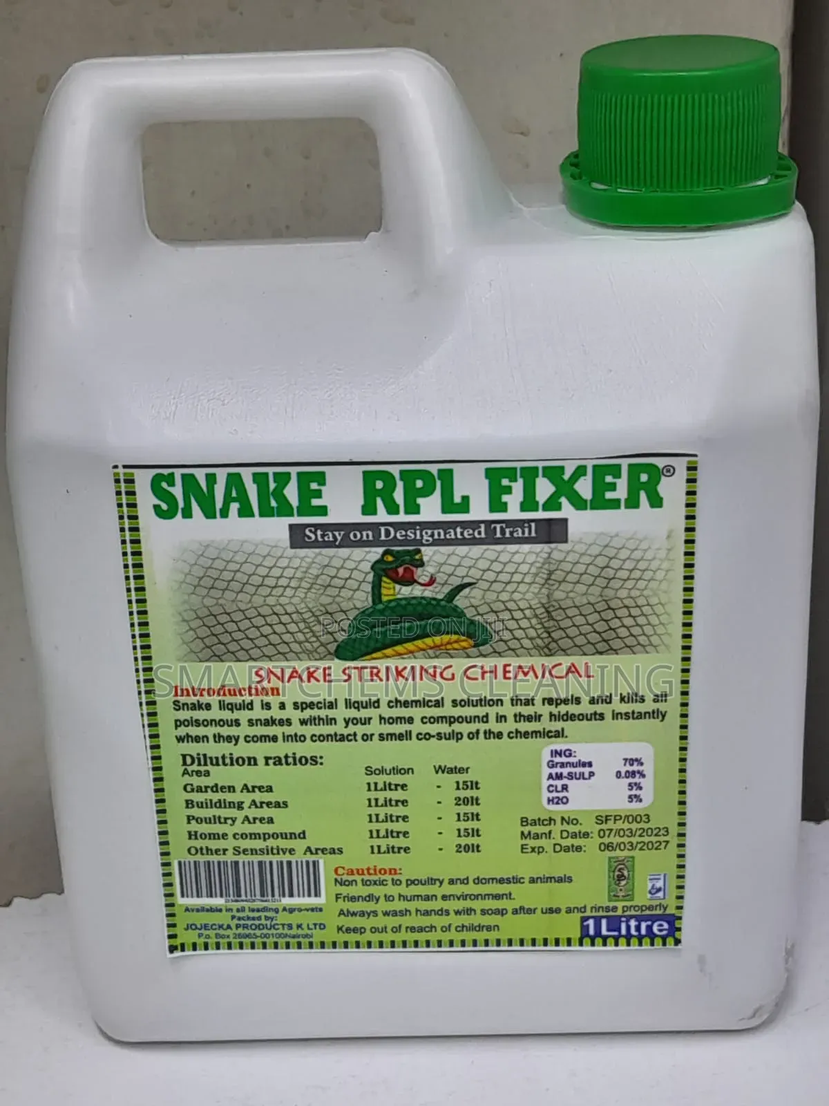 Snake Striking Chemical