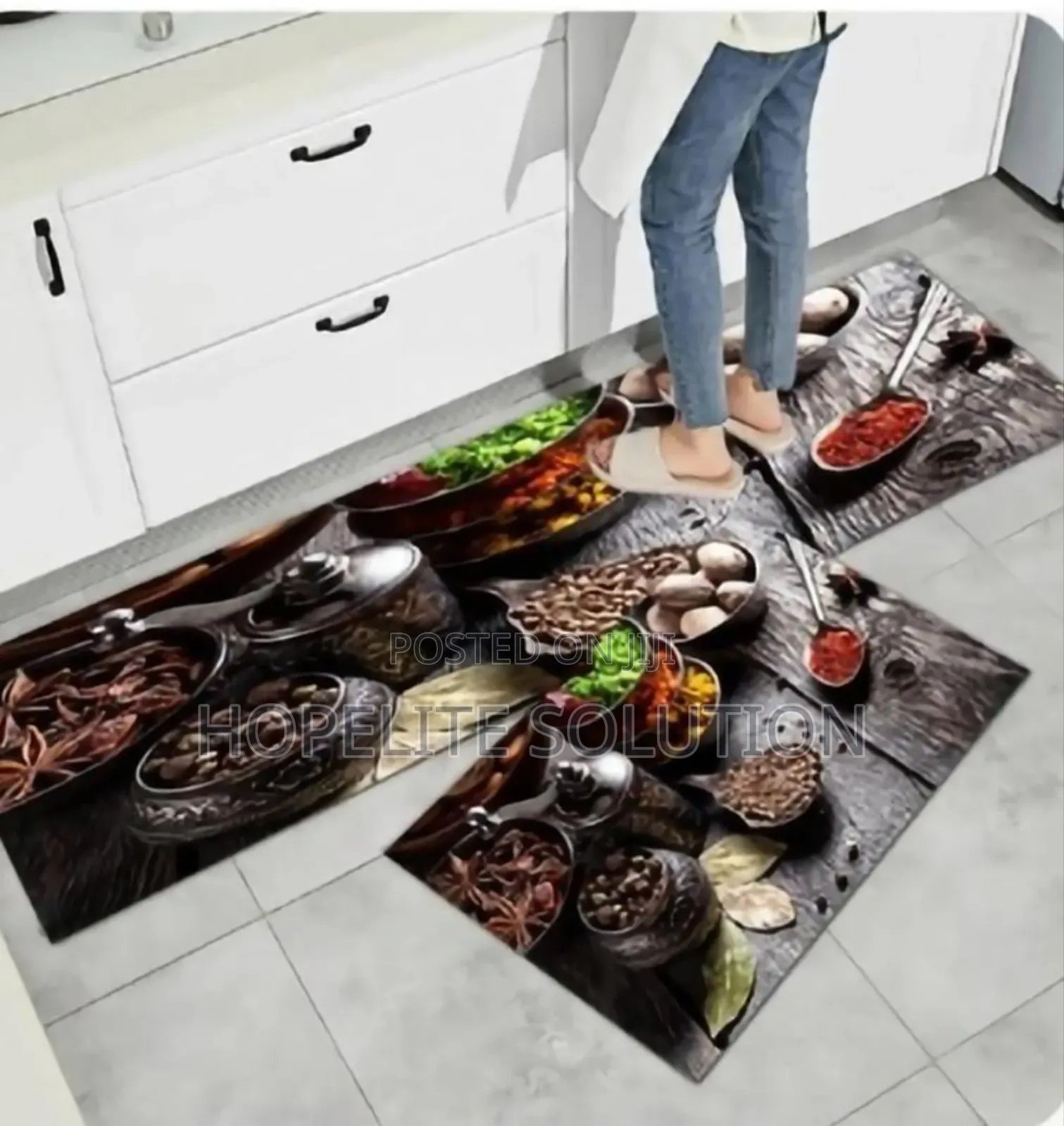 Strong Grip Rubber Kitchen Mat