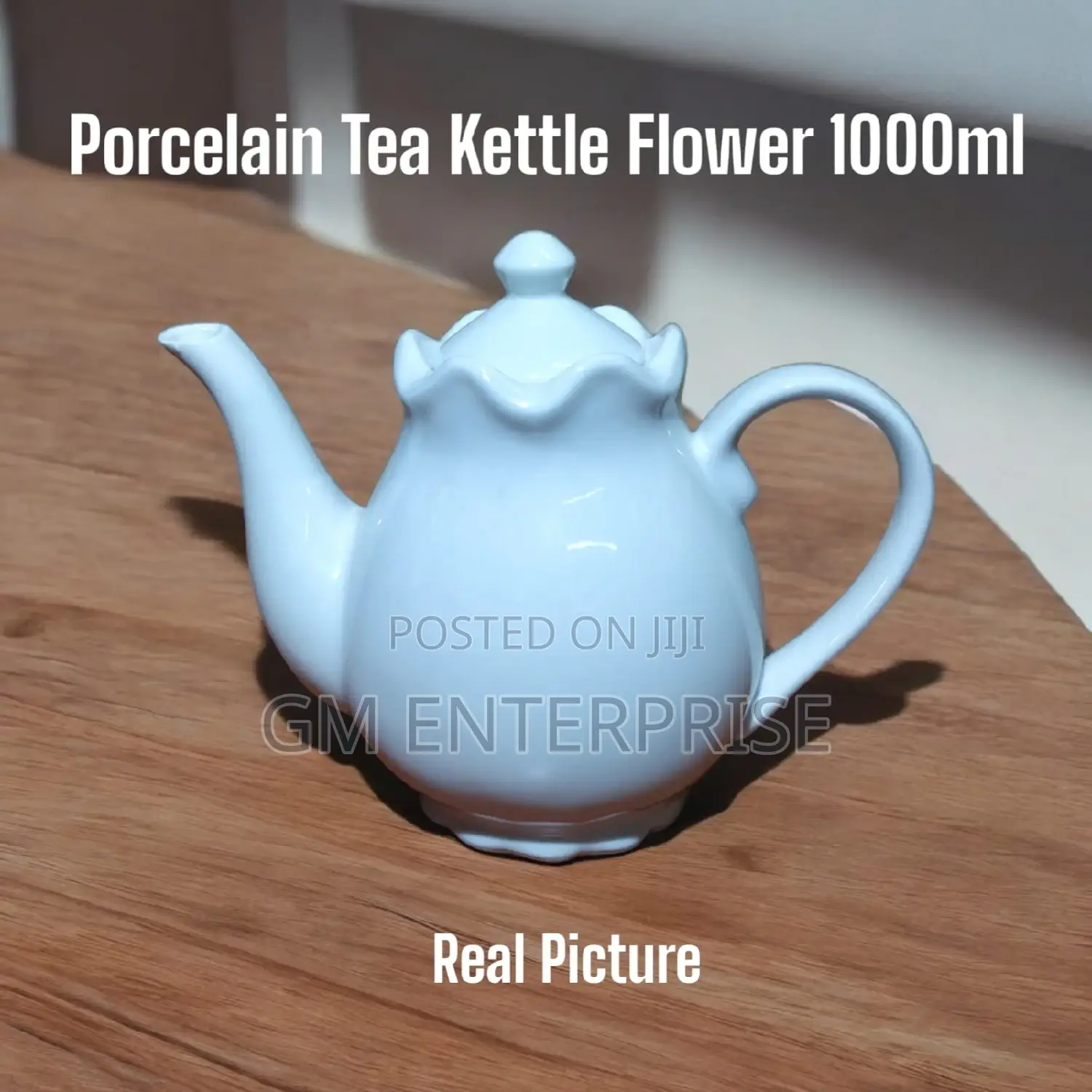 Porcelain Tea Kettle Flower- 1000ml