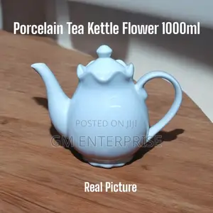 Porcelain Tea Kettle Flower- 1000ml
