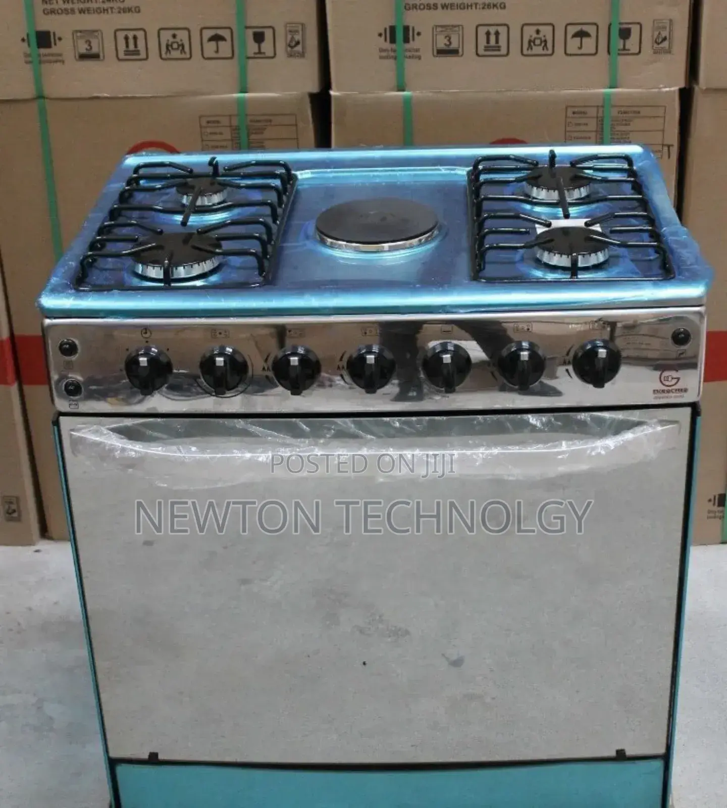 60*90 Eurochef 4+1 Standing Cooker