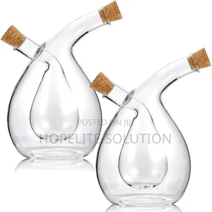 Oil/ Vinegar Glass Twisted