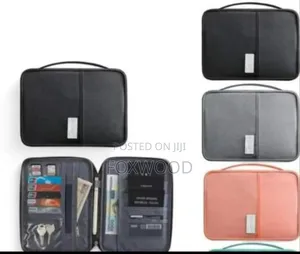 Family Wallet Passport Travel Document Case Organizer