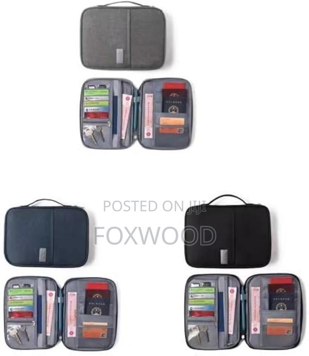 Family Wallet Passport Travel Document Case Organizer