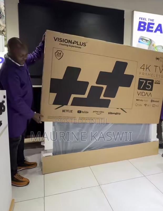 Vision Plus 75′′ Vp8875kv Frameless V+ Os Smart Tv - main view