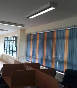Yellow and Blue Vertical Slats for Vertical Window Blinds