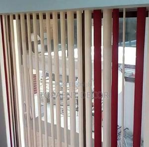 White and Black Perfect Fit Easy to Clean Vertical Blinds