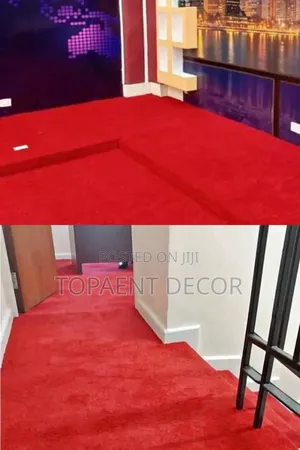 Vip Red 10mm Thick Wall to Wall House and Office Carpets