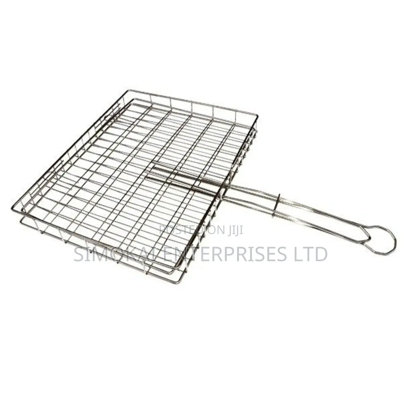 Stainless Steel BBQ Grid With Fixed Handle