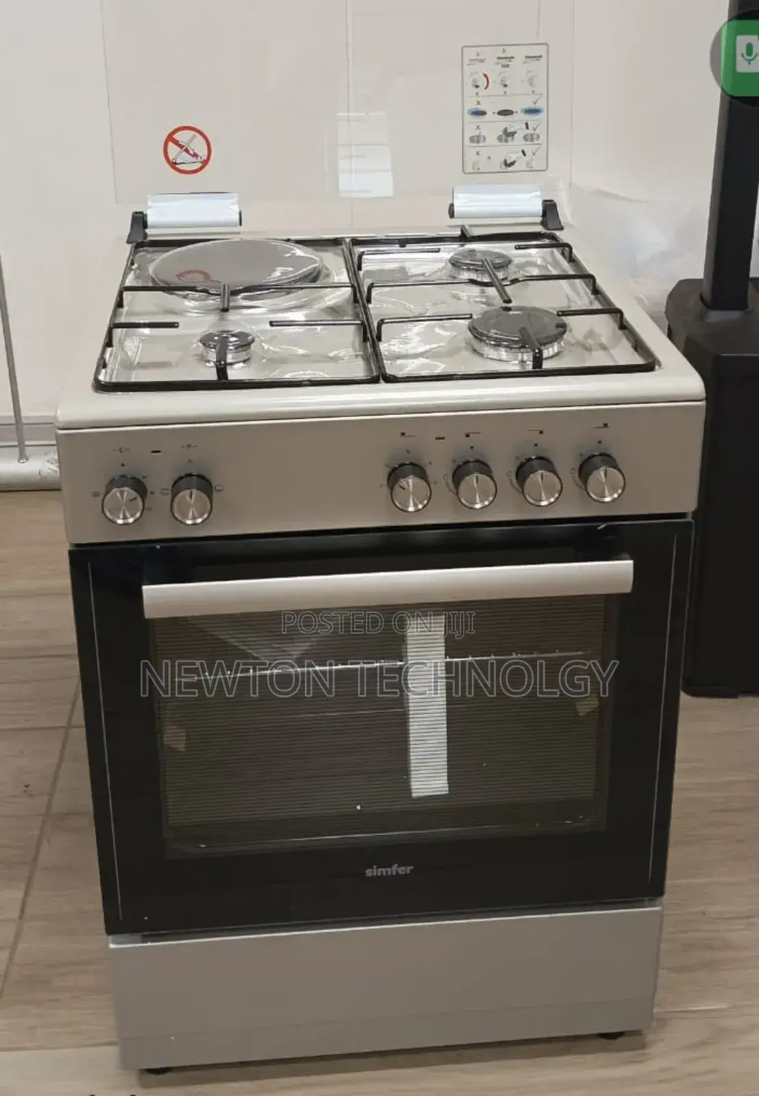 60*60 3g+1e Jet Valve Burners,* Simfer Cooker