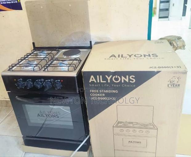 Ailyons Cooker 3 Gas + 1 Electric 60*60 Standing Cooker
