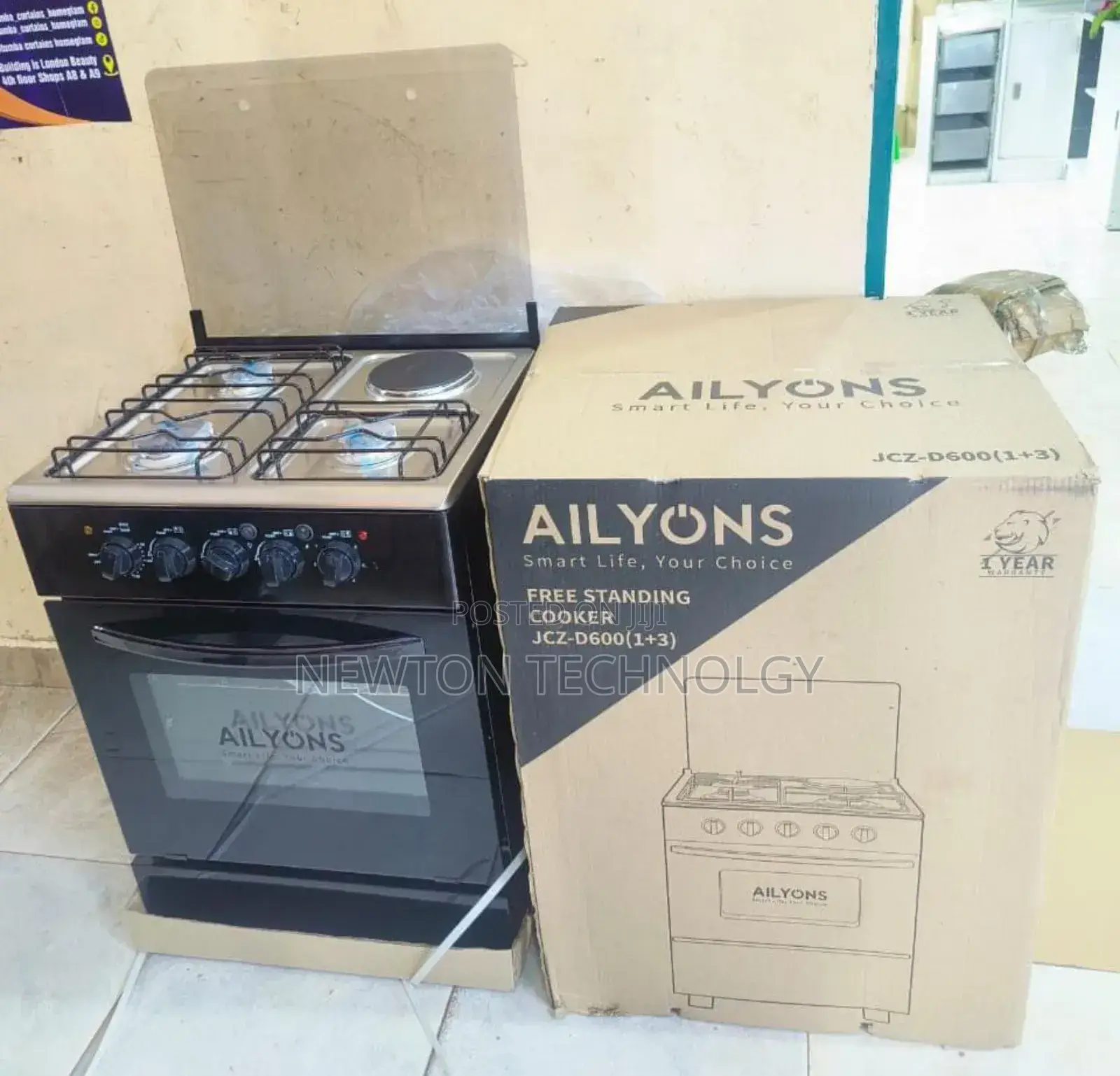 50*55 Ailyons 3+1 Standing Cooker