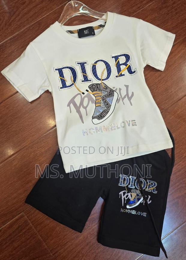 Unisex Turkey Dior Tshirt/ Short Set 2-16yrs - main view