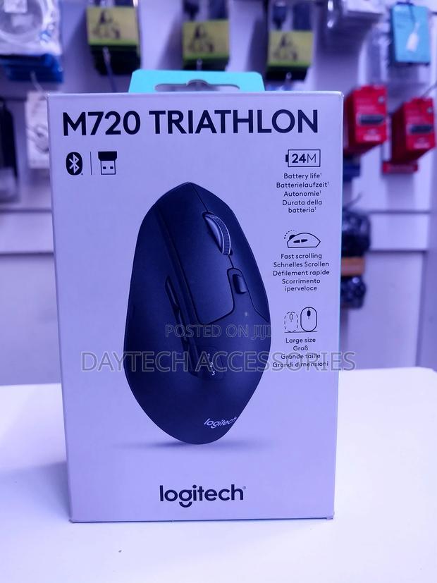 Logitech M720 Multi-Device 8-Buttons Wireless Optical Mouse - main view