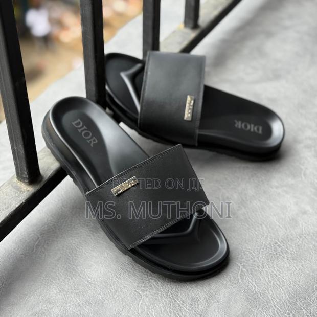 Black Gents Various Brands Sandals Size 39-45 - thumbnail 4