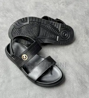 Black Gents Various Brands Sandals Size 39-45