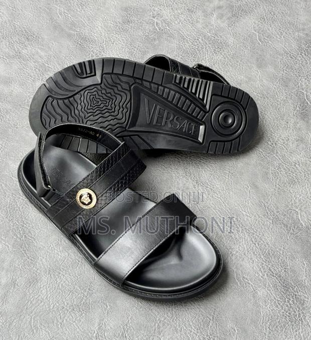 Black Gents Various Brands Sandals Size 39-45 - thumbnail 5