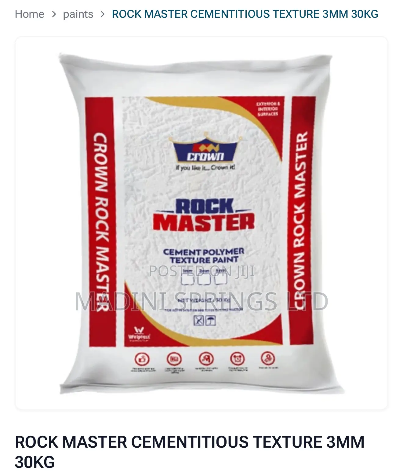 Crown Rockmaster - 30kgs, 1mm, 2mm, 3mm