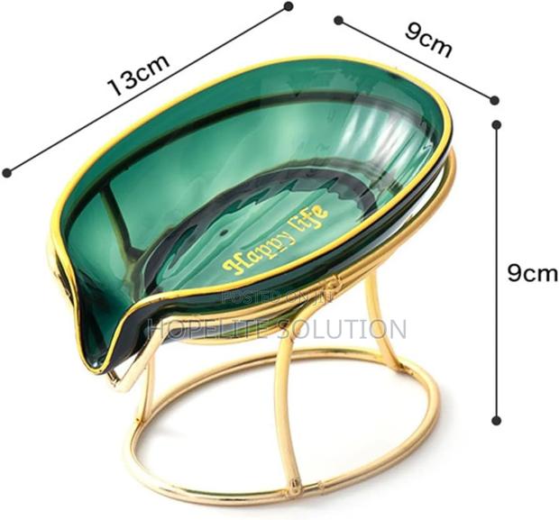 Slanted Self Draining Soap Dish - thumbnail 4