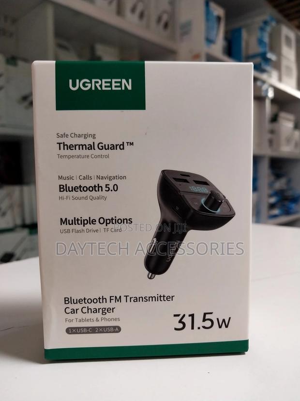 Ugreen Bluetooth Fm Transmitter Car Charger - thumbnail 2