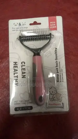 2 in 1 Pet Grooming Tool Dematting Comb for Dogs Cats
