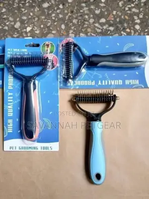 2 in 1 Pet Grooming Tool Dematting Comb for Dogs Cats