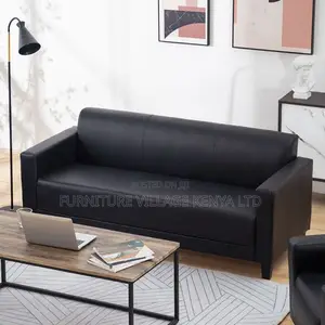 Office Sofa:5-Seater Leather Flexible Office Sofa Set