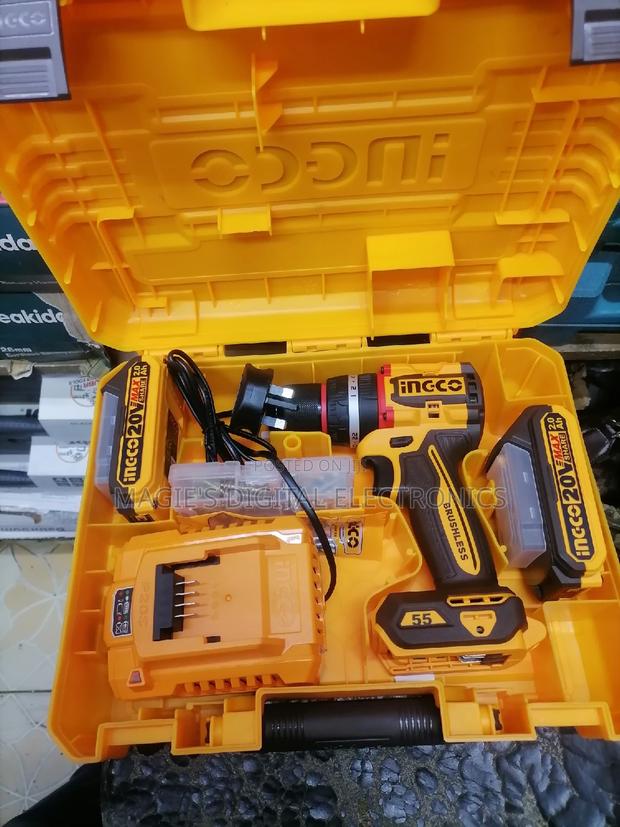 Heavy Duty 20v Ingco Brushless Cordless Drill - main view