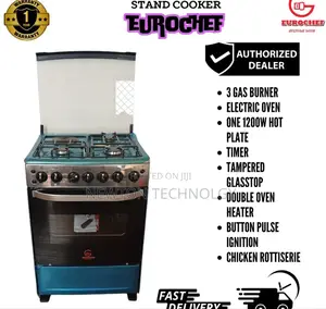 3 +1 Cooker With Electric Oven Eurchef 60*65