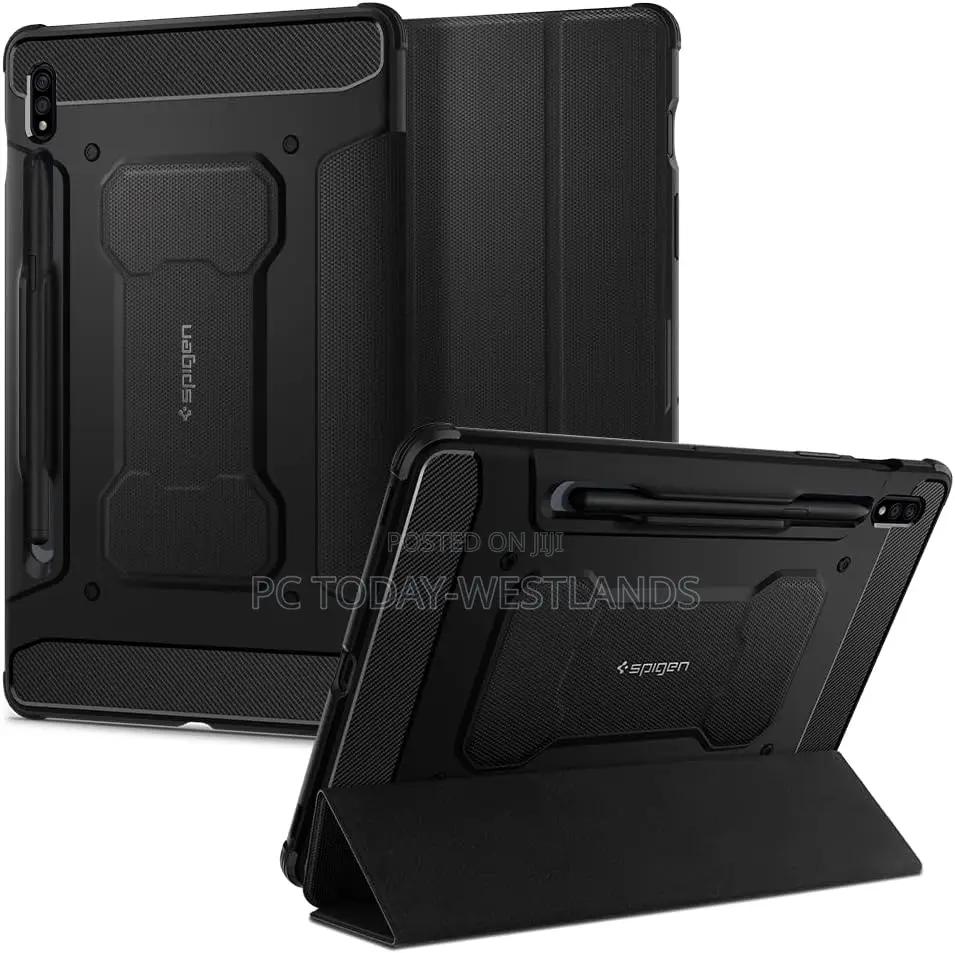 Spigen Rugged Armor Case For Galaxy Tab S8 / Tab S7
