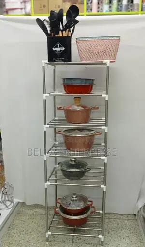 6 Layer Adjustable Stainless Steel Pot Holder
