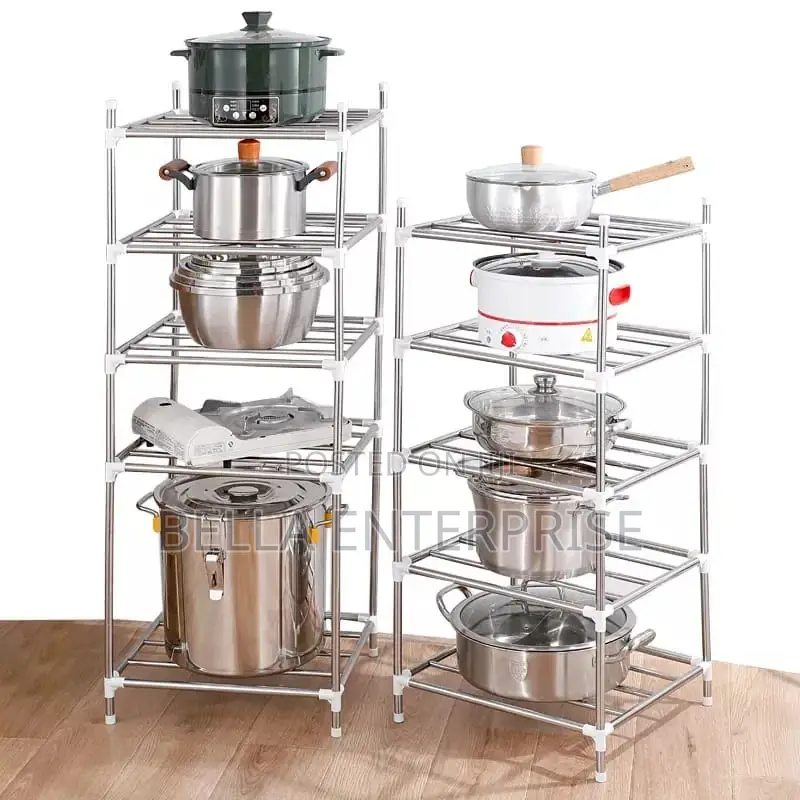 6 Layer Adjustable Stainless Steel Pot Holder