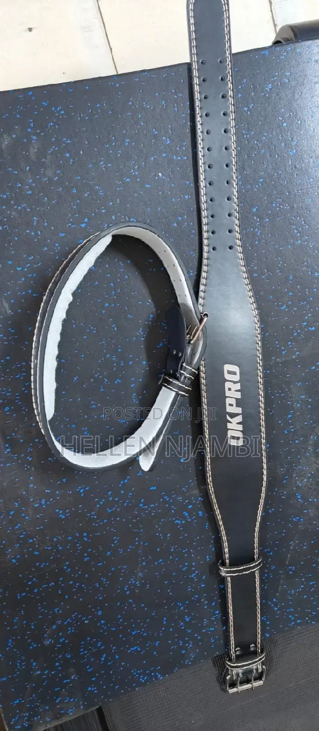 Gym Weight Lifting Leather Belt